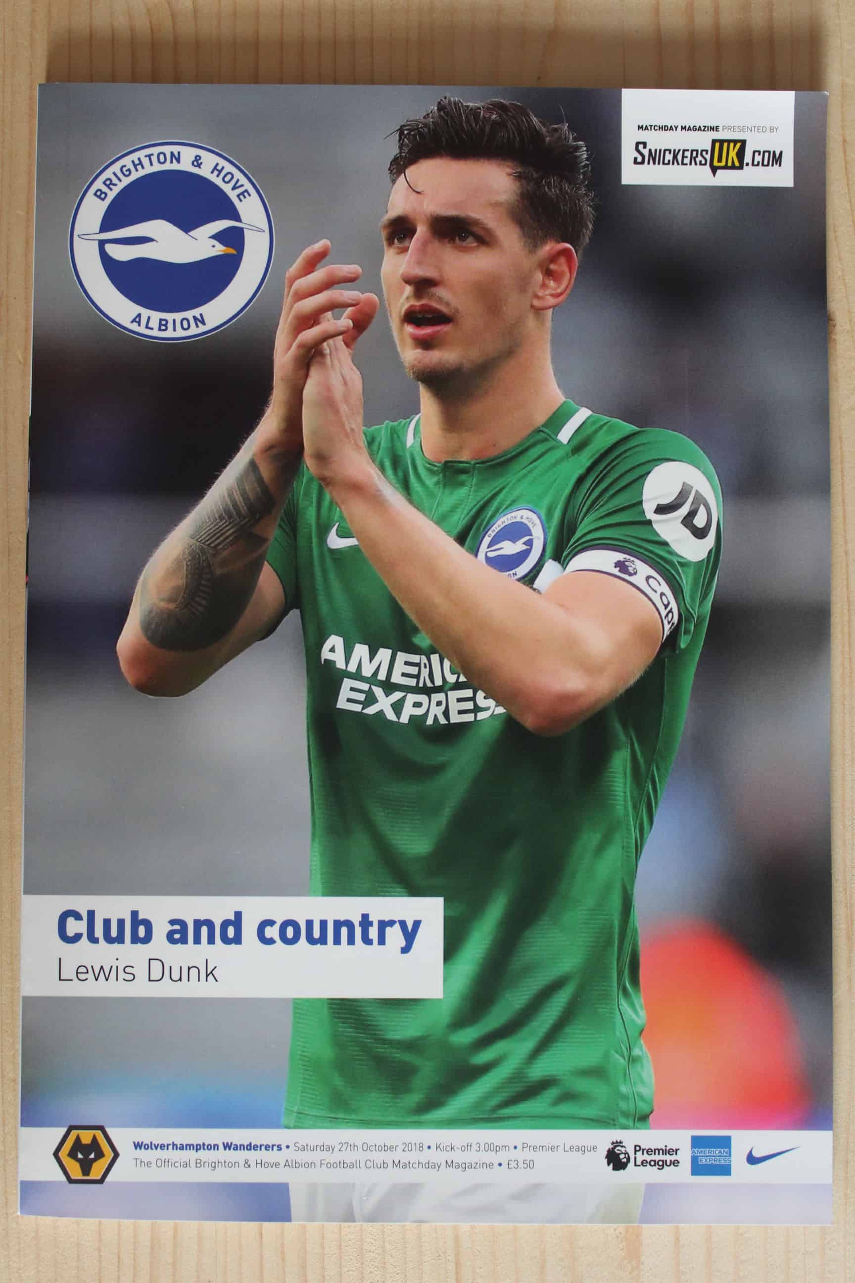 Brighton & Hove Albion FC v Wolverhampton Wanderers FC